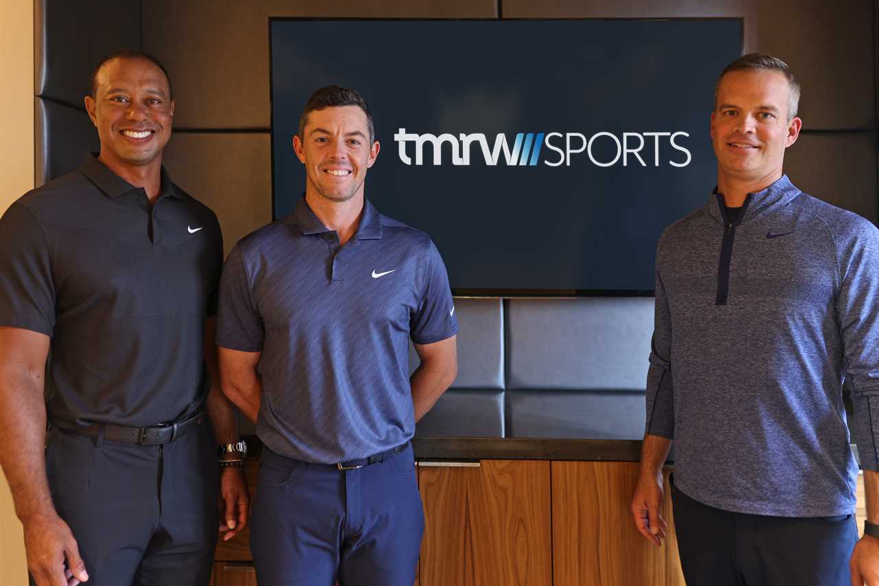 Tiger Woods, Rory McIlroy & Mike McCarley Form TMRW Sports. Tiger Woods, Rory McIlroy, and veteran sports industry executive Mike McCarley today announced the formation of TMRW Sports, a company focused on building technology-focused ventures that feature progressive approaches to sports, media, and entertainment (pronounced \034tomorrow sports\035). The joint announcement was made today by McCarley, founder and CEO of TMRW Sports, along with co-founders Woods and McIlroy. Woods said: \034I am excited to work with TMRW Sports in bringing people more access to sports. So many athletes, entertainers, and people I meet from all walks of life share our passion for sports, but they also share our desire to build a better future for the next generation of sports fans. Together, we can harness technology to bring fresh approaches to the sports we love.\035 McIlroy said: \034For the last few years off the course, I\031ve been focused on helping to lead golf into its digital future. Now, by joining forces with Tiger, Mike, and other TMRW Sports partners, we can shape the way that media and technology improve the sports experience. In a world where technology provides us with so many choices for using our time, we want to make sports more accessible for as many people as possible.\035 McCarley said: \034Both Tiger and Rory\031s competitive spirit extends beyond the golf course, and both have proven track records in supporting ventures that are modernizing the way sports are played, enjoyed, and consumed. As we begin this journey together with the strong support of a diverse team of investors and partners, we\031re focused on accelerating the evolution of sports with several interesting projects in development.\035 In addition to investments from Woods, McIlroy, and McCarley, Dick Ebersol is an initial investor of TMRW Sports. Ebersol, a sports and entertainment industry icon, is the former chairman of NBC Sports and executive producer of many of the most-watched events in television history, including the Olympics and Super Bowls. In addition, he was the creator and executive producer of NBC\031s Sunday Night Football, the longest-running No. 1 primetime program in American television history, as well as creator and producer of game-changing entertainment programs, including Saturday Night Live, which he co-created with Lorne Michaels. Ebersol said: \034Mike and I worked closely together for years; he was one of my most-trusted advisors and confidants, especially in regard to our biggest priorities with the NFL and Olympics. Since I retired, I\031ve refused any real work besides giving advice for plenty of friends, but this is the right idea at the right time with one of the few people I would do this with. Mike and I have remained close and knowing him, his impeccable track record in business and, most importantly, witnessing firsthand the way he approaches relationships \024 I would bet on anything he creates. So, when he told me about his vision for what he was building with Tiger and Rory, I couldn\031t wait to find a way to get involved.\035 Additional partners and investors, as well as early projects in the TMRW Sports pipeline, will be announced soon. For Woods, TMRW Sports joins his TGR Ventures portfolio, which includes PopStroke, Full Swing Golf, TGR Design, The Woods Jupiter and Heard. TGR unites Tiger\031s entrepreneurial and philanthropic endeavors off the course under a single parent brand driven by a mindset, method, and pursuit of mastery. For McIlroy, TMRW Sports joins his Symphony Ventures portfolio, an investment partnership established by McIlroy and his team, that includes Puttery, GolfPass, GolfNow Compete, Golf Genius, Golf+, Troon Golf, Hyperice and Whoop. As an NBC Sports executive for more than 20 years, McCarley was part of a core team that shaped many of the biggest events in sports. Previously, McCarley served as NBC Sports\031 president, golf, and global strategy from 2011-2021 and led NBC\031s golf portfolio, including golf coverage across NBC Sports and Golf Channel, as well as its digital platforms to modernize the golf experience, including GolfNow and GolfPass. As president of Golf Channel, he quickly transformed the network, including several years as the fastest-growing network on American television. In this role he developed close relationships with Woods and McIlroy and their respective teams. Prior to leading NBC Sports\031 golf businesses, McCarley was senior vice president at NBC Sports, primarily focused on marketing the company\031s biggest events, including Sunday Night Football and the Olympics. McCarley, a three-time Emmy Award winner and inductee into the Sports Business Journal\031s 40 Under 40 Hall of Fame, also serves on the board of directors of the Arnold & Winnie Palmer Foundation and National Golf Foundation. 23 Aug 2022 Pictured: Tiger Woods, Rory McIlroy and Founder, CEO Mike McCarley. Photo credit: TMRW Sports Group/MEGA TheMegaAgency.com +1 888 505 6342