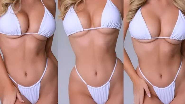 Paige Spiranac faces Instagram ban for wearing tiny bikini, with fans going crazy over the 'breathtakingly gorgeous' golf influencer.