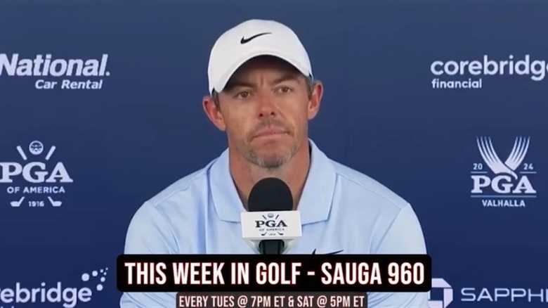 Rory McIlroy shuts down frosty interview with just 12 words as he brushes off divorce to shoot -5 at PGA Championship