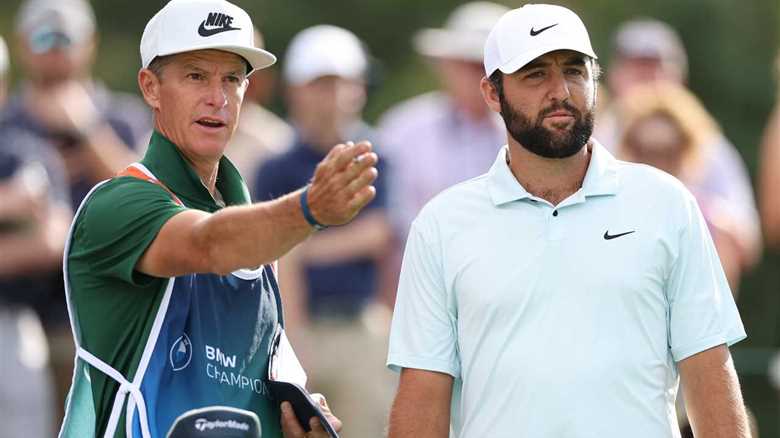 Scottie Scheffler’s caddie in row with fans after earning MORE than Tiger Woods this year… including £2MILLION last week