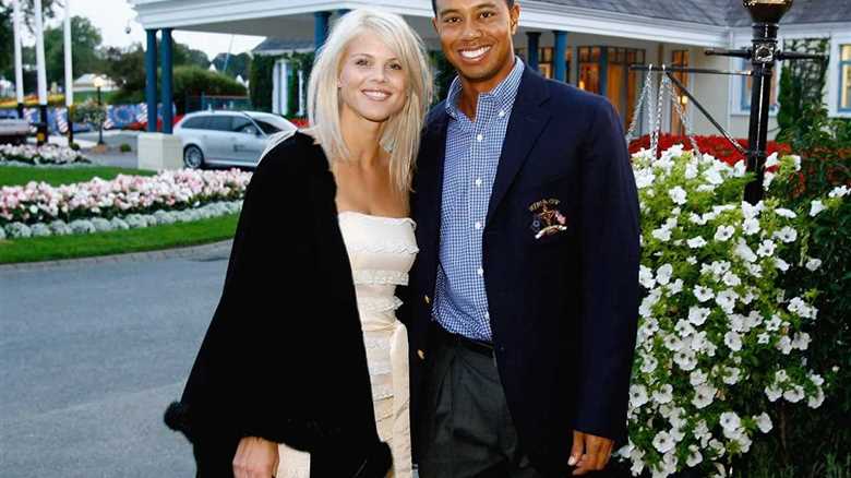 Tiger Woods reunites with ex-wife who smashed in car with golf club as they ‘ride together in buggy’