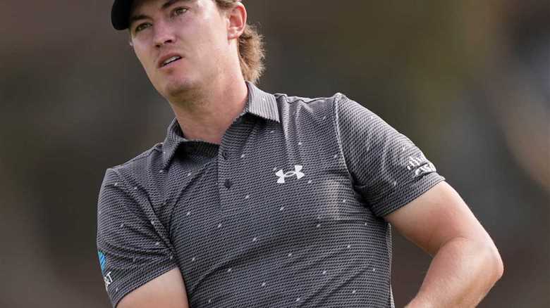 Golfer and pilot who’s heir to $1bn fortune misses out on win by one shot after flying himself to Genesis Invitational