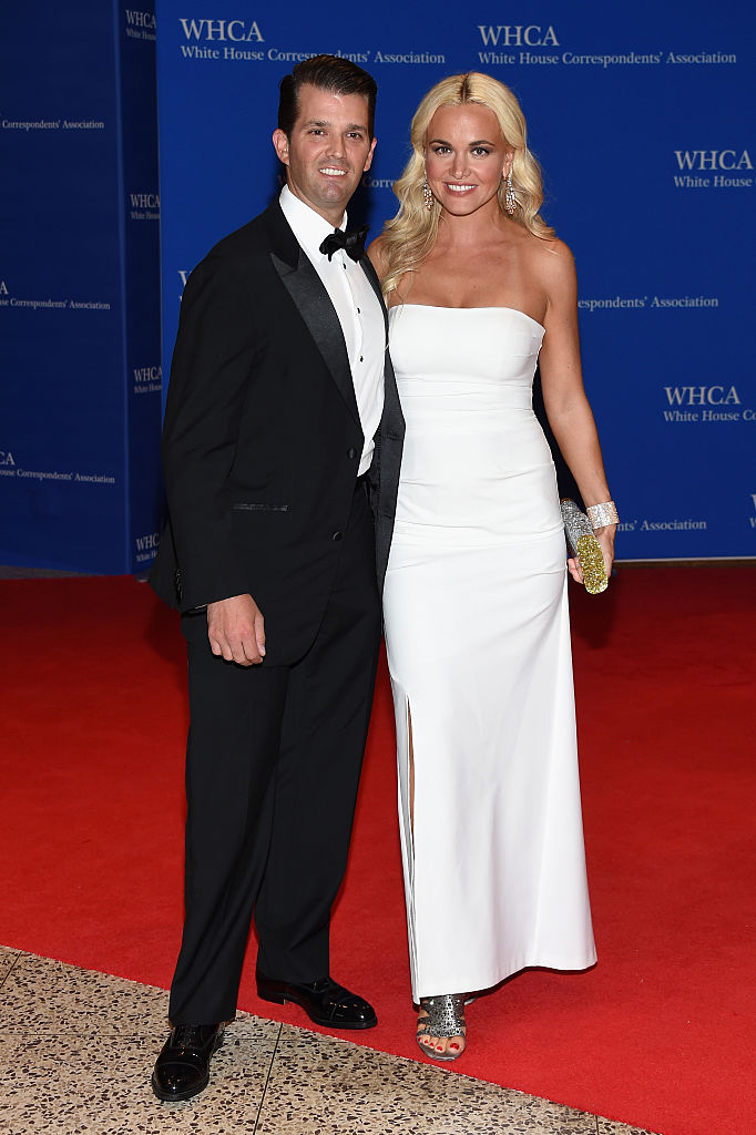 Donald Trump Jr. and Vanessa Trump at the White House Correspondents' Association Dinner.