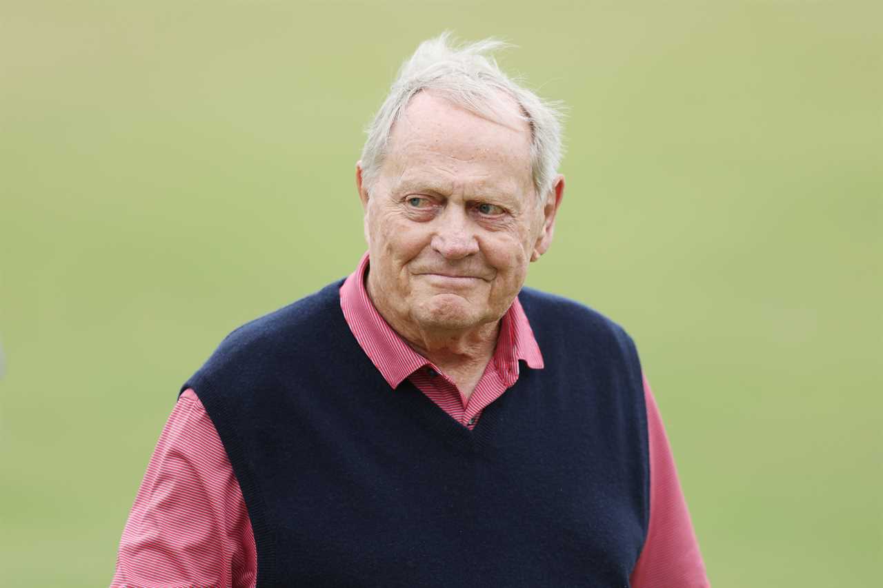 Jack Nicklaus at a golf event.