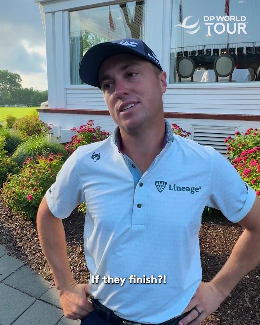 Justin Rose in a golf interview.