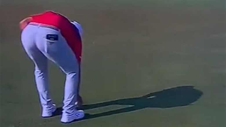 US Open fans call for Bryson DeChambeau to be DISQUALIFIED as he appears to forget the rules of golf in bizarre video