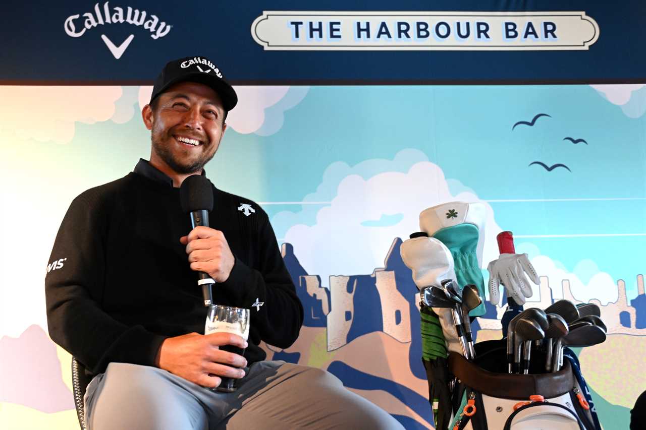 Xander Schauffele at a Callaway Golf Europe event.