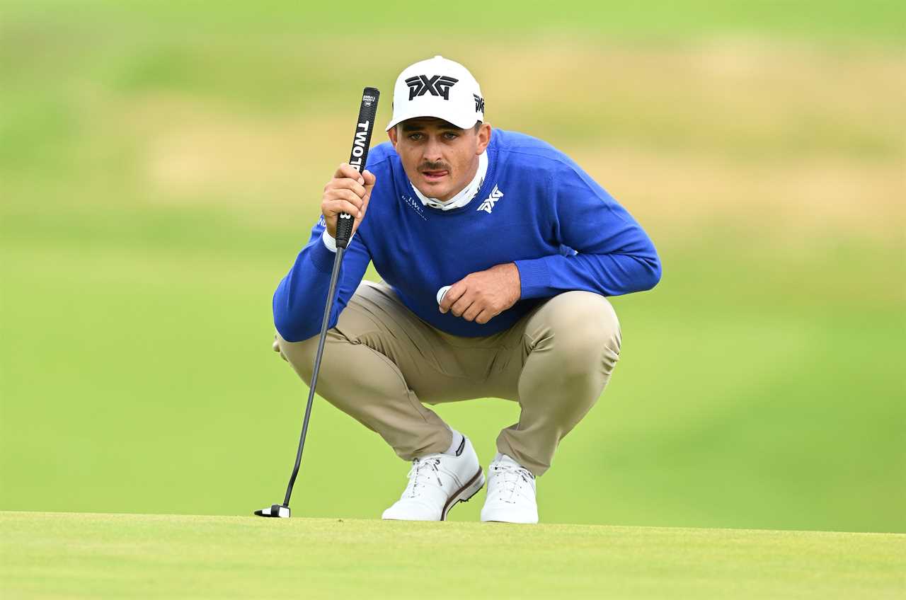 Christiaan Bezuidenhout at The Open Championship.