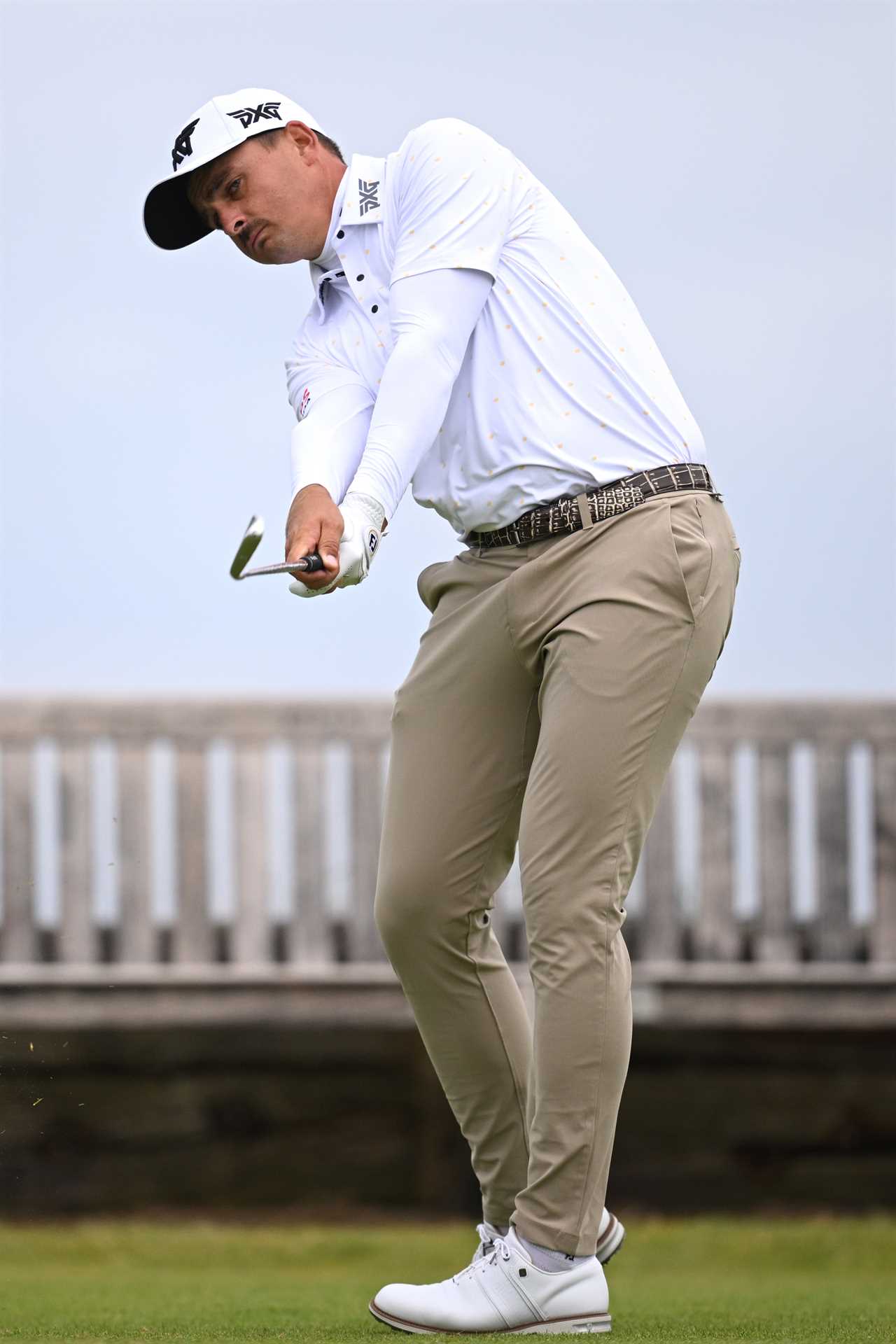 Christiaan Bezuidenhout teeing off at The Open Championship.