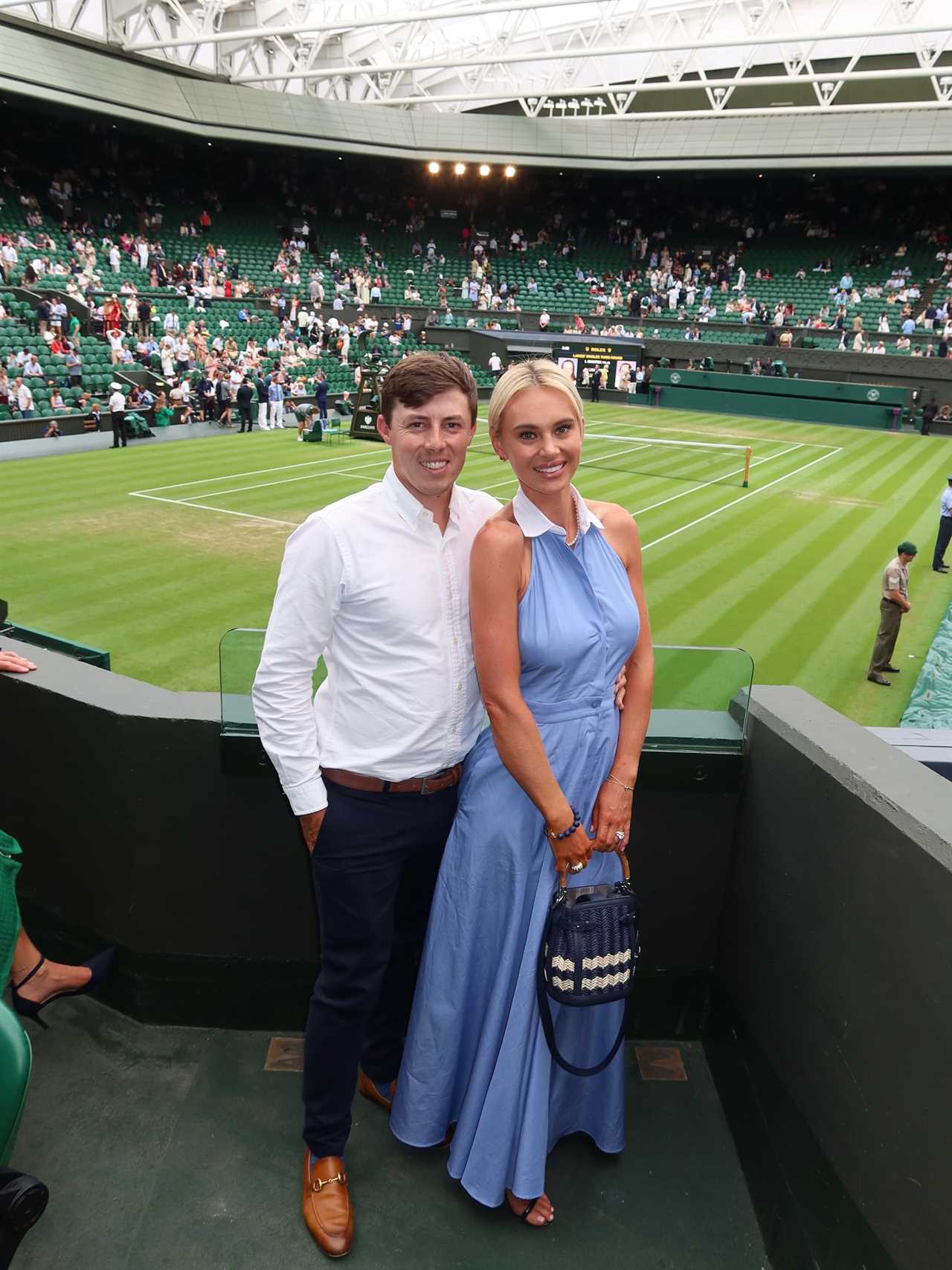 Couple at Wimbledon.