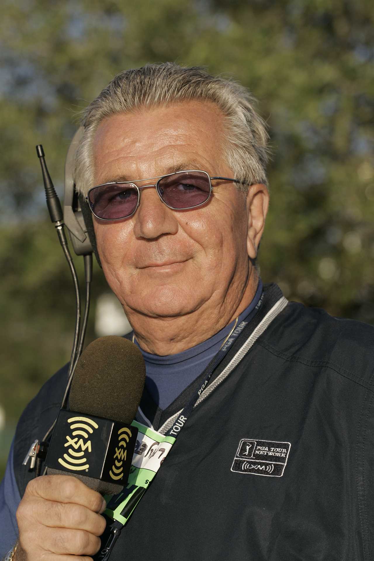XM Radio announcer Bob Bubka at the Players Championship.