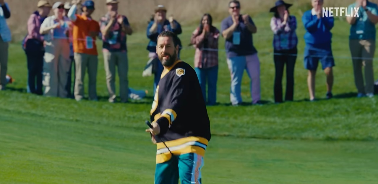 Ben Affleck as Adam Sandler's body double for Happy Gilmore 2.